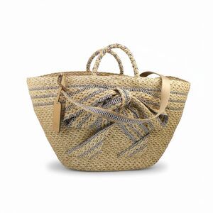 Gran Antoinette Women's Handbag Shoulder Bag With Bow In Natural/black Mix